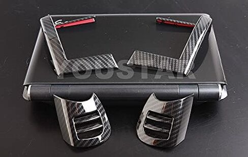 UNICUS Dash Air Vent Cover Trims Carbon Effect 8X Compatible with MINI Cooper F55 F56 F57 in Saudi Arabia