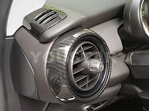 UNICUS Dash Air Vent Cover Trims Carbon Effect 8X Compatible with MINI Cooper F55 F56 F57 in Saudi Arabia