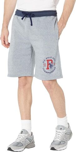 U.S. Polo Assn. Fleece Shorts w/Contrast Black MD in Kuwait