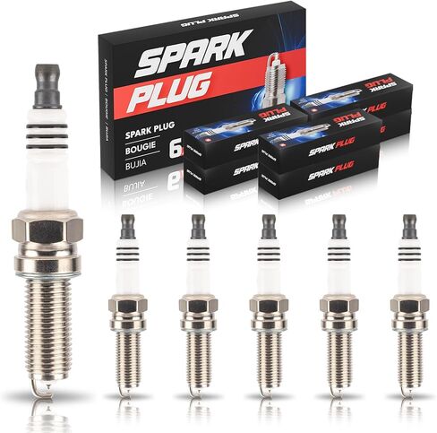 ENA Set of 6 Spark Plug Compatible with Dodge Kia Mercedes-Benz Sprinter 2500 3500 Soul C350 GLK350 E350 GLK350 ML350 ML450 R350 Replacement for 93911 LKR7AIX XP5702 in Saudi Arabia