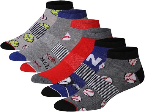 JAMES FIALLO Men's 6-Pair Value Pack Athletic Performance Cushioned Low Cut Sport Socks in Saudi Arabia