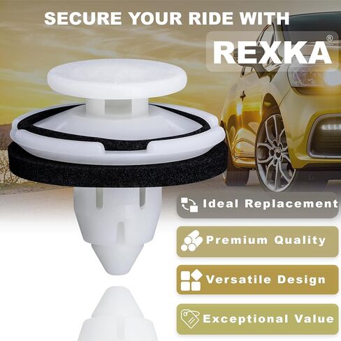 Rexka 10pcs Tailgate Garnish Clips for Honda Acura 91513-SJK-003 Accord Civic Crosstour MDX RDX RLX TL TSX in Kuwait