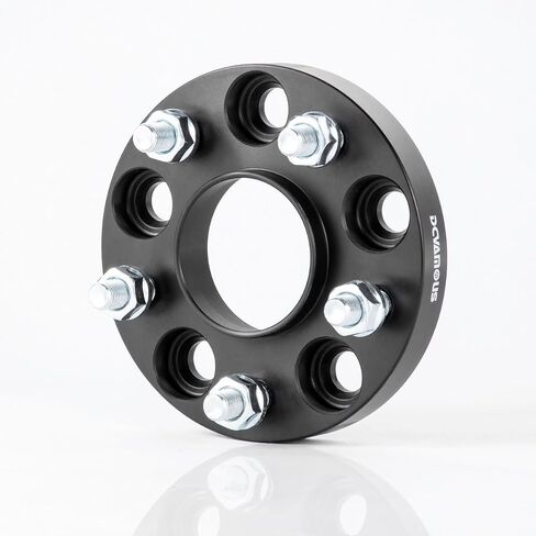 DCVAMOUS 4PC Black 5x5 Hubcentric Wheel Spacers 1 Inch 71.5 Bore Compatible with Jeep 5x127 with 14x1.5 Studs for 2019-2025 Wrangler JL Gladiator JT, 2011-2025 Grand Cherokee WK2, 2011-2025 Durango in Saudi Arabia