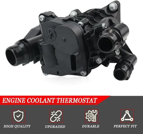 11538642560 Engine Coolant Thermostat for BMW 2' 4' 5' 6' 7' G02 G05 G06 G12 G22 G23 G26 G29 G30 G32 G42 X4 X5 X6 Z4 225i 425i 430i 530i 630i 730Li Thermostat Housing Heat Management Module in Saudi Arabia