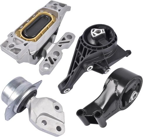 Geluoxi 4PCS محرك محرك MOTTION واستبدال مجموعة التثبيت في CHEVY MALIBU 2014-2015 LIMITED 2016 L4 2.5L A5719 A5530 A5711 A5729 in Saudi Arabia