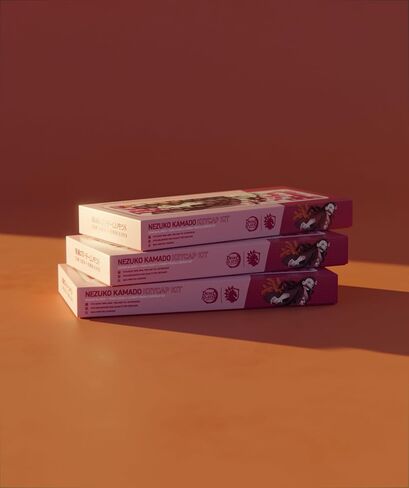 Demon Slayer Kimetsu No Yaiba Zenitsu Full Art PBT Dye Sub Keycaps for Mechanical Gaming Keyboards, Cherry MX Switches, Custom Side Print, ANSI ISO Support, US Layout - Officially Licensed in Saudi Arabia