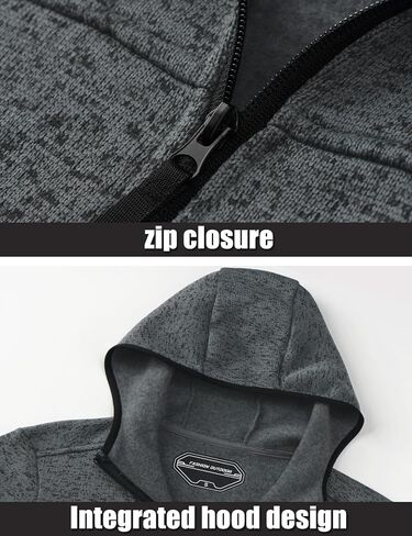 Men's Fleece Lined Jacket Full Zip Lightweight Soft Warm Jacket with Zip Pockets Winter Outdoor Casual Coat in Saudi Arabia