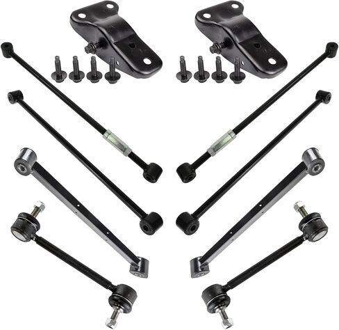 TRQ Rear Suspension Kit Lateral Link Sway Bar Stabilizer Link Trailing Arm Trailing Arm Bracket Compatible with 97-09 Buick 00-16 Chevrolet 98-02 Oldsmobile 97-08 Pontiac in Saudi Arabia