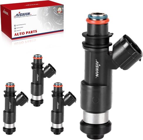 4PCS Fuel Injectors 12 Holes Compatible with Mitsubishi Eclipse 2006-2012, for Mitsubishi Galant 2004 2005 2006 2007 2008 2009 2010 2011 2012 L4 2.4L Replace# 1465A051 195500-0281 FJ868 4G2182 in Saudi Arabia