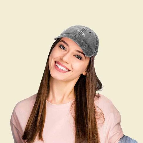 DALIX Artist Embroidered Dad Cap Cotton Baseball Hat Women in Saudi Arabia