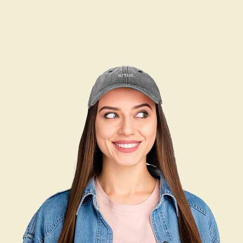 DALIX Artist Embroidered Dad Cap Cotton Baseball Hat Women in Saudi Arabia