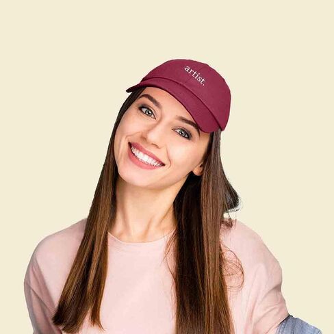 DALIX Artist Embroidered Dad Cap Cotton Baseball Hat Women in Saudi Arabia