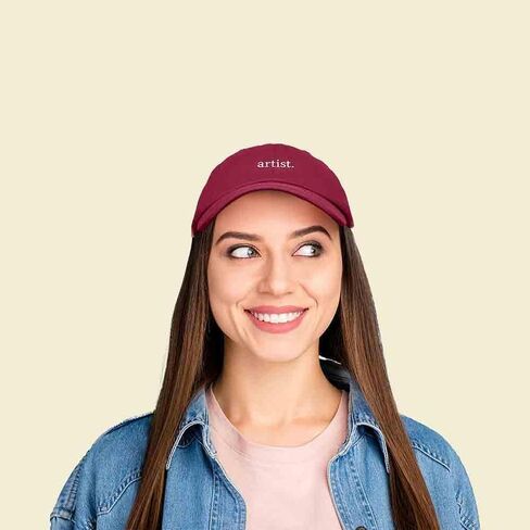 DALIX Artist Embroidered Dad Cap Cotton Baseball Hat Women in Saudi Arabia