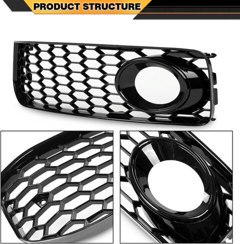 Fog Light Cover Compatible with Audi A5 S-Line / S5 B8 RS5 2008-2012, Only fit for A5 S-Line Bumper/NOT fit A5 Standard Bumper 8T0807682D 8T0807681B Lamp in Saudi Arabia