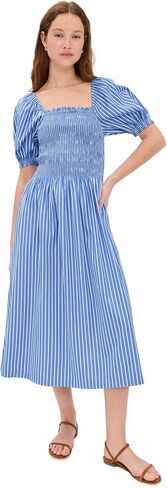 Madewell Women's Smocked Puff Sleeve Midi Dress in Saudi Arabia