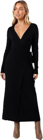 Petal & Pup Women's Kellan Wrap Midi Dress in Saudi Arabia