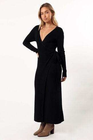 Petal & Pup Women's Kellan Wrap Midi Dress in Saudi Arabia