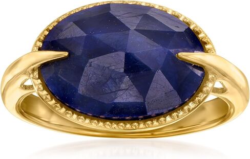 Ross-Simons 7.00 Carat Sapphire Ring in 18kt Gold Over Sterling in Saudi Arabia