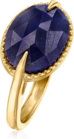 Ross-Simons 7.00 Carat Sapphire Ring in 18kt Gold Over Sterling in Saudi Arabia