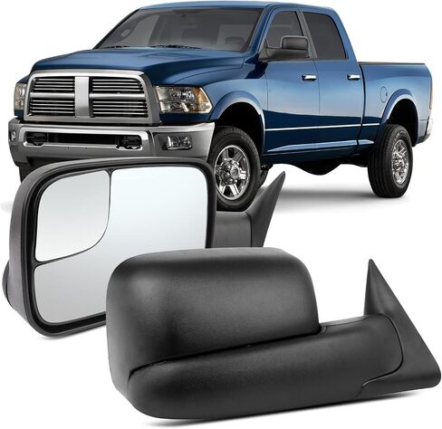 مرايا السحب OCPTY لعام 2011-2015 لـ Dodge for RAM 1500 2011-2015 لـ Dodge for RAM 2500/3500 2010 for Dodge for RAM 1500/2500 مع مرايا سحب الإشارة المدفوعة للدوران. in Kuwait