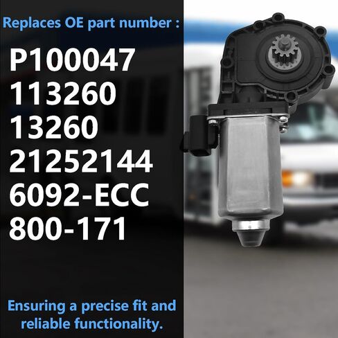 Bus Electric Passenger Door Motor P100047, Door Motor Compatible with Coach & Equipment Buses Replace 113260 13260 21252144 6092-ECC in Saudi Arabia
