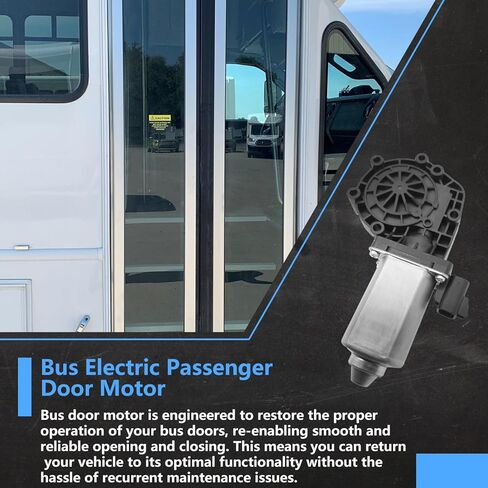 Bus Electric Passenger Door Motor P100047, Door Motor Compatible with Coach & Equipment Buses Replace 113260 13260 21252144 6092-ECC in Saudi Arabia