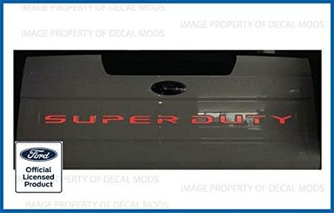 Ford 2020-2022 Super Duty Letter Inserts Inlays Decals Stickers (Thin) for Tailgate (2020-2022) F250 F350 F450 (Black Matte) - CBM in Saudi Arabia