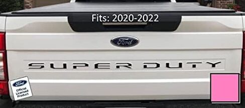 Ford 2020-2022 Super Duty Letter Inserts Inlays Decals Stickers (Thin) for Tailgate (2020-2022) F250 F350 F450 (Black Matte) - CBM in Saudi Arabia