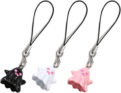Phone Charm Pendant KeyChain For Bag Phone Halloween Charm Keychain Women Girl Phone Lanyard Chain in Kuwait