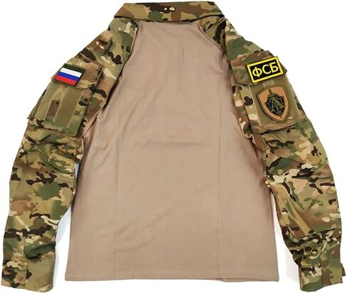 سترة روسية تكتيكية ، FSB الروسي العسكري KGB G3 Teactical Team سترة طويلة الأكمام للرجال (CP CAMO) in Kuwait