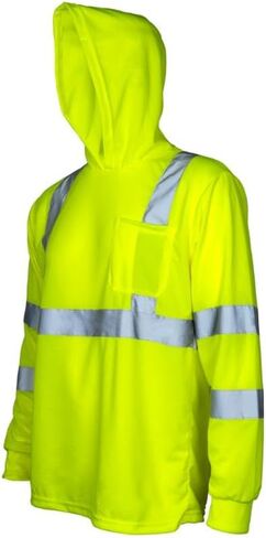 JORESTECH Stay Safe and Visible: High Visibility Safety Shirt with Reflective Tapes, Hoodie, and ANSI Class 3 Compliance in Kuwait