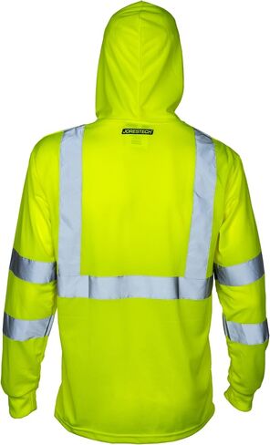 JORESTECH Stay Safe and Visible: High Visibility Safety Shirt with Reflective Tapes, Hoodie, and ANSI Class 3 Compliance in Kuwait