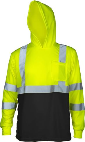 JORESTECH Stay Safe and Visible: High Visibility Safety Shirt with Reflective Tapes, Hoodie, and ANSI Class 3 Compliance in Kuwait
