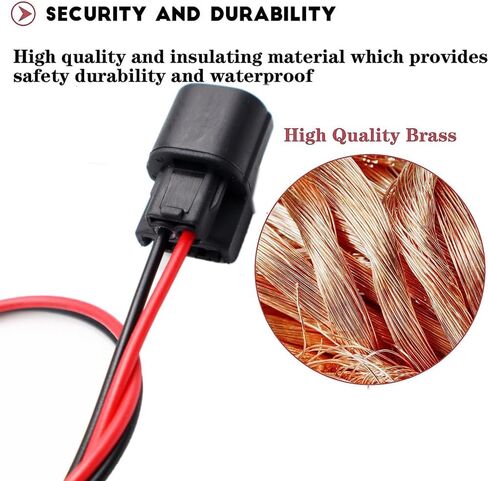 2-Way Side Marker Light Connector Compatible with 2022 Subaru BRZ Toyota GR86 Harness Plug Wiring Pigtail in Saudi Arabia