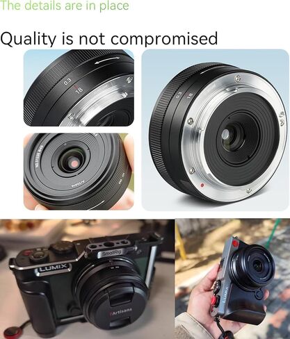 7artisans 18mm F5.6 Camera Lens for Sony E Mount,Full Frame 98.7° Large Viewing Angle Lightweight and Slim Lens for Portraiture,Scenery,Documentary Prime Mirrorless Camera Lens for Sony a1,zve,a6000 in Kuwait
