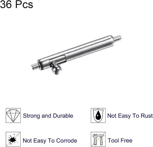 HARFINGTON 36pcs Quick Release Spring Bar 20mm Width 1.8mm Diameter Stainless Steel Watch Pins Replacement Band Strap Link Pins Watch Lugs for Watch Band Straps in Saudi Arabia