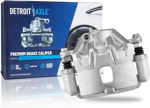 Detroit Axle - Front Right Brake Caliper for 2005-2009 Hyundai Tucson 2005-2010 Kia Sportage Disc Brake Caliper w/Bracket 2006 2007 2008 2009 2010 Replacement Passenger Side Assembly in Saudi Arabia