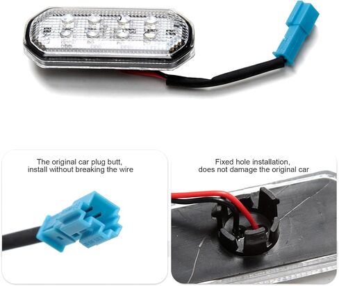 LED Trunk Light for Tesla Model Y, Trunk Cargo Area Light, Super Bright Trunk Lighting Lamp, LED Luggage Compartment Light Trunk Light Assembly, 6000K Diamond White, 1-Piece in Saudi Arabia