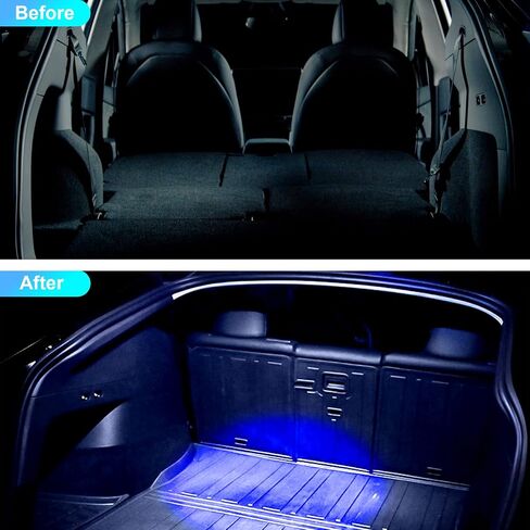 LED Trunk Light for Tesla Model Y, Trunk Cargo Area Light, Super Bright Trunk Lighting Lamp, LED Luggage Compartment Light Trunk Light Assembly, 6000K Diamond White, 1-Piece in Saudi Arabia