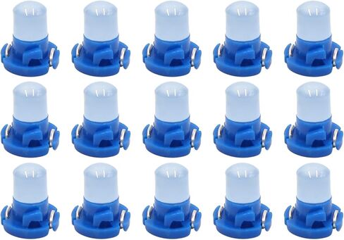 UXCELL 15PCS 12V Blue T4.2 CAR WEDGE LED GAUGE GAUGE LIGH in Saudi Arabia