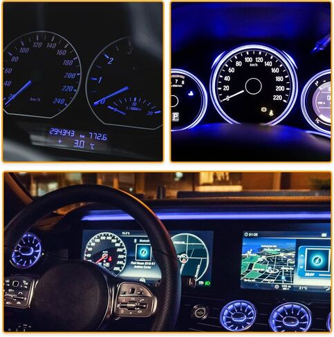 UXCELL 15PCS 12V Blue T4.2 CAR WEDGE LED GAUGE GAUGE LIGH in Saudi Arabia