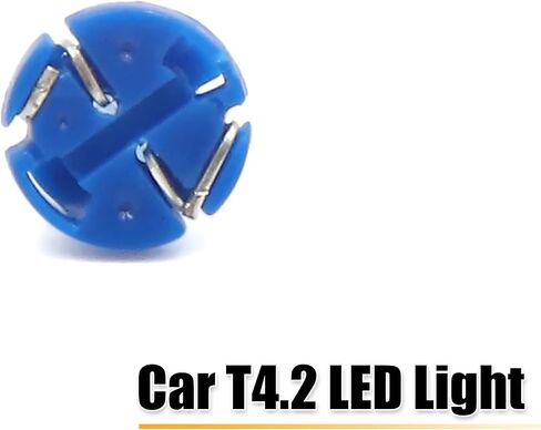 UXCELL 15PCS 12V Blue T4.2 CAR WEDGE LED GAUGE GAUGE LIGH in Saudi Arabia