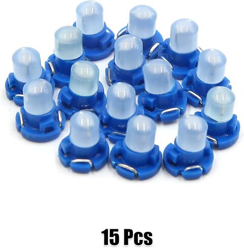 UXCELL 15PCS 12V Blue T4.2 CAR WEDGE LED GAUGE GAUGE LIGH in Saudi Arabia