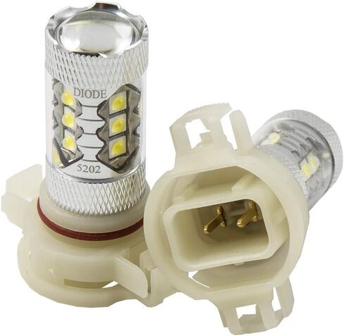 Diode Dynamics Fog Light LEDs متوافقة مع Ford Shelby GT500 2007-2014 (زوج) ، XP80 أبيض in Saudi Arabia