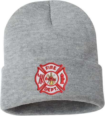 Army Universe Fire Department Beanie Embroidered FIRE DEPT Watch Cap - First Responder Winter Hat in Saudi Arabia
