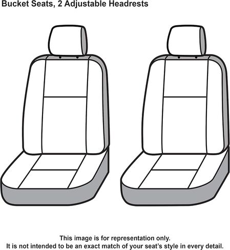 Covercraft Carhartt Super Dux Seatsaver Custom Custom Covers | يناسب 2007-2013 تويوتا التندرا | مقاعد دلو الصف الأول ، Super Dux Black in Kuwait