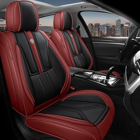 Arazi Car Seat Cover Full Set for Lexus RX350 2007-2025,Full Coverage Nappa Leather Seat Covers Waterproof Seat Protector (Black&Brown,5 Seats Standard) in Saudi Arabia