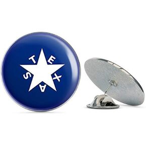De Zavala Flag (pro Texan Historic Texas) Metal 0.75" Lapel Hat Pin Tie Tack Pinback in Saudi Arabia