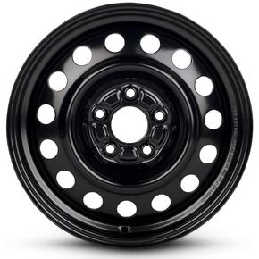 عجلة استبدال OEM جديدة لعام 2011-2017 Hyundai Elantra 16x6.5 بوصة الصلب حافة مطلية باللون الأسود 205/55R16 in Kuwait