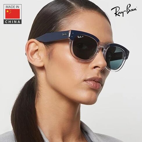 Ray-Ban RB0298S Mega Hawkeye Square Square Shoples مع حزمة مجموعة النظارات الرسمية in Kuwait